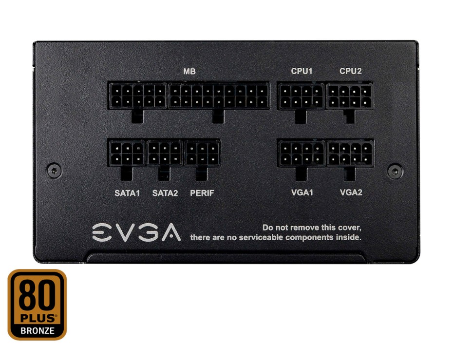 FUENTE DE PODER EVGA 750W ATX, BRONZE 80 PLUS, B5 MODULAR, COLOR NEGRO (220-B5-0750-V1)