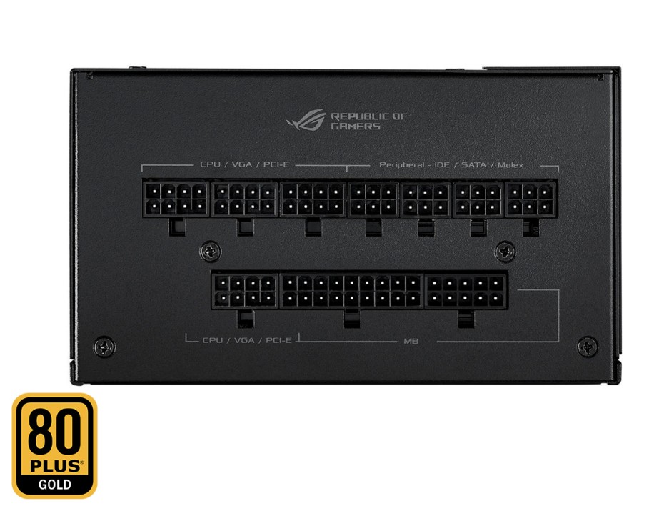 FUENTE DE PODER ASUS ROG STRIX 550W ATX, GOLD 80 PLUS, FULL MODULAR, COLOR NEGRO (90YE00A2-B0AA00)