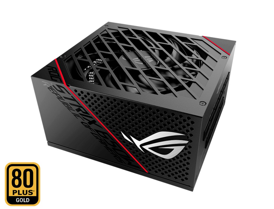 FUENTE DE PODER ASUS ROG STRIX 550W ATX, GOLD 80 PLUS, FULL MODULAR, COLOR NEGRO (90YE00A2-B0AA00)