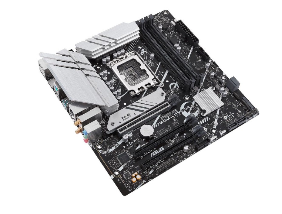 PLACA MADRE ASUS PRIME B760M D4, PARA PROCESADORES INTEL LGA 1700, MEMORIA DDR4 DE 4GB HASTA 128GB BUSS 5333 MHZ (90MB1D00-M0AYY0)