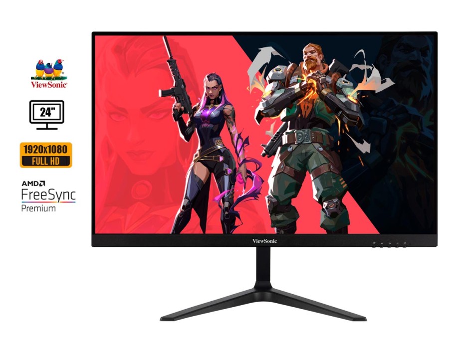 MONITOR VIEWSONIC 24 PULGADAS VX2418-P-MHD, GAMER HD, RESOLUCION 1920 X 1080, PUERTO 2 HDMI 1 DISPLAYPORT, FRECUENCIA 165GHZ, 1MS (VX2418-P-MHD )