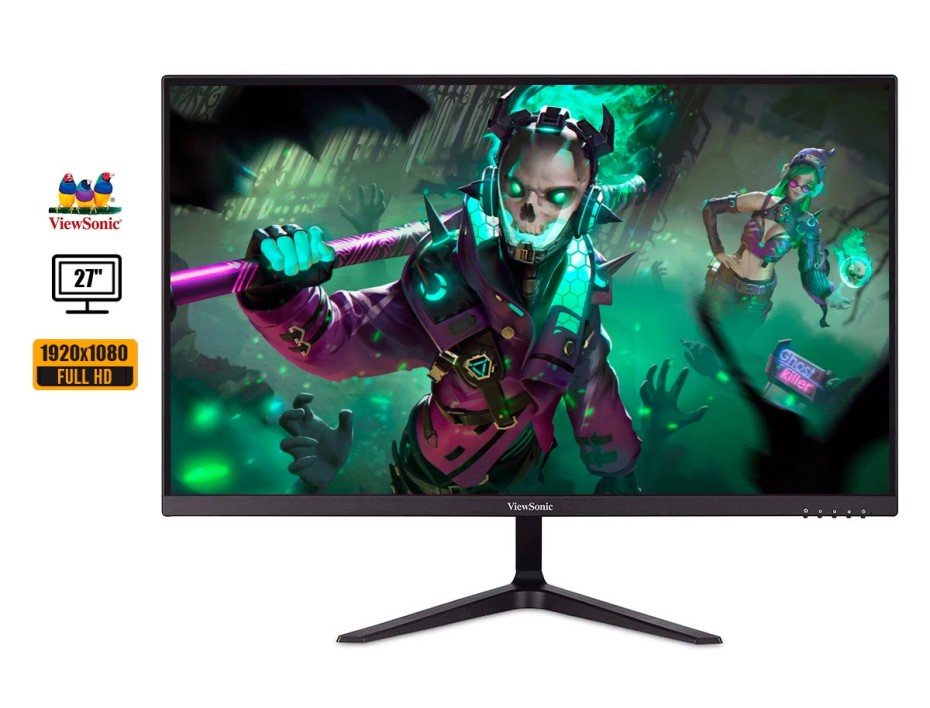 MONITOR VIEWSONIC 27 PULGADAS VX2718-P-MHD, GAMER HD, RESOLUCION 1920 X 1080, PUERTO 2 HDMI 1 DISPLAYPORT, FRECUENCIA 165GHZ, 1MS (VX2718-P-MHD)