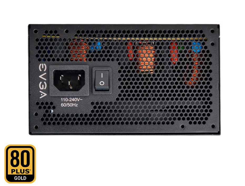 FUENTE DE PODER EVGA 500W ATX, GOLD 80 PLUS, NO MODULAR, COLOR NEGRO (100-GD-0500-V1)