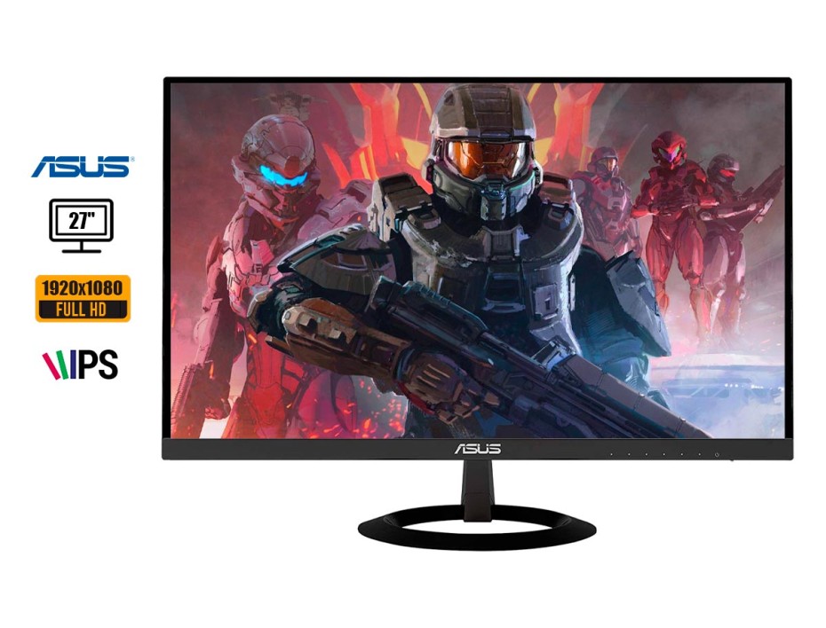 MONITOR ASUS 27 PULGADAS, PANEL IPS, PUERTO HDMI VGA, 5MS, 75HZ (VZ279HE)