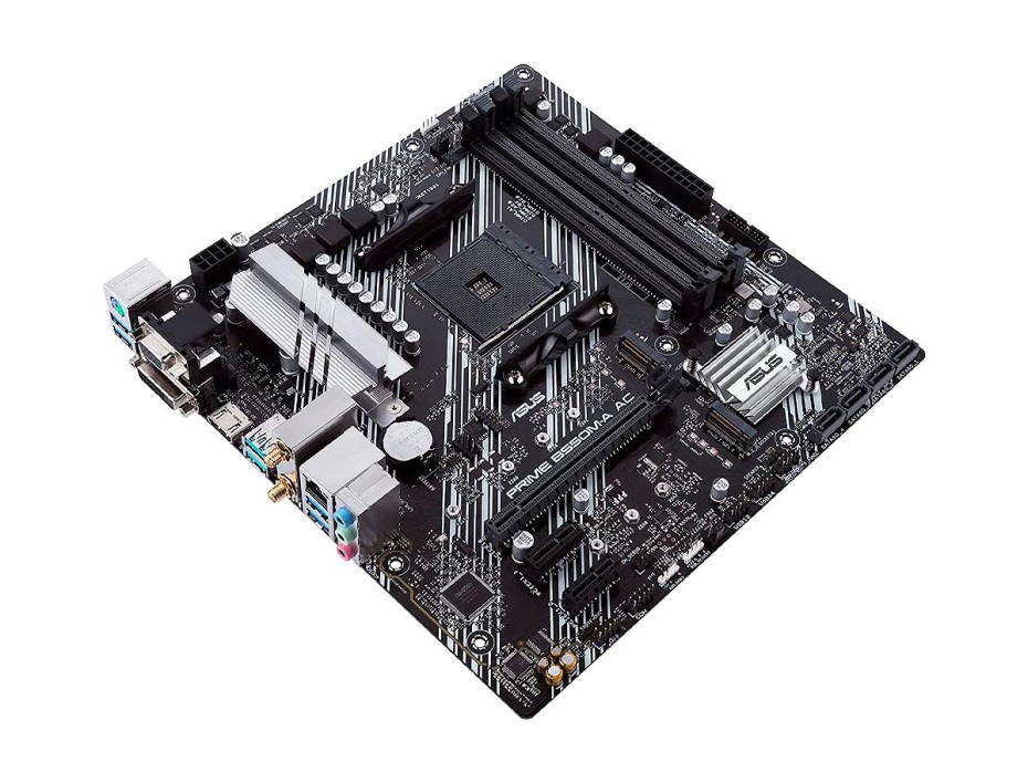 PLACA ASUS PRIME B550M-A AC (WI-FI), PARA PROCESADORES AMD RYZEN AM4, 4 RANURAS DE MEMORIA DDR4 HASTA 128GB BUSS 2133 MHZ (PRIME B550M-A AC WIFI)