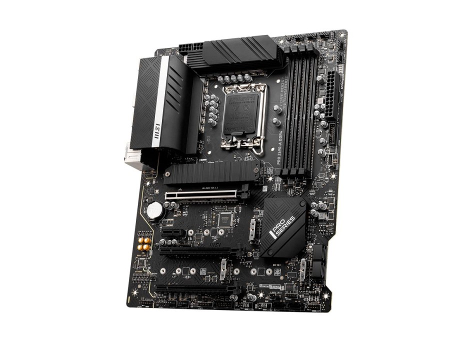 PLACA MADRE MSI PRO Z690-A, PARA PROCESADORES INTEL LGA 1700, 4 RANURAS DE MEMORIA DDR4 HASTA 128GB BUSS, 12VA 13VA GENER. (911-7D25-004 )