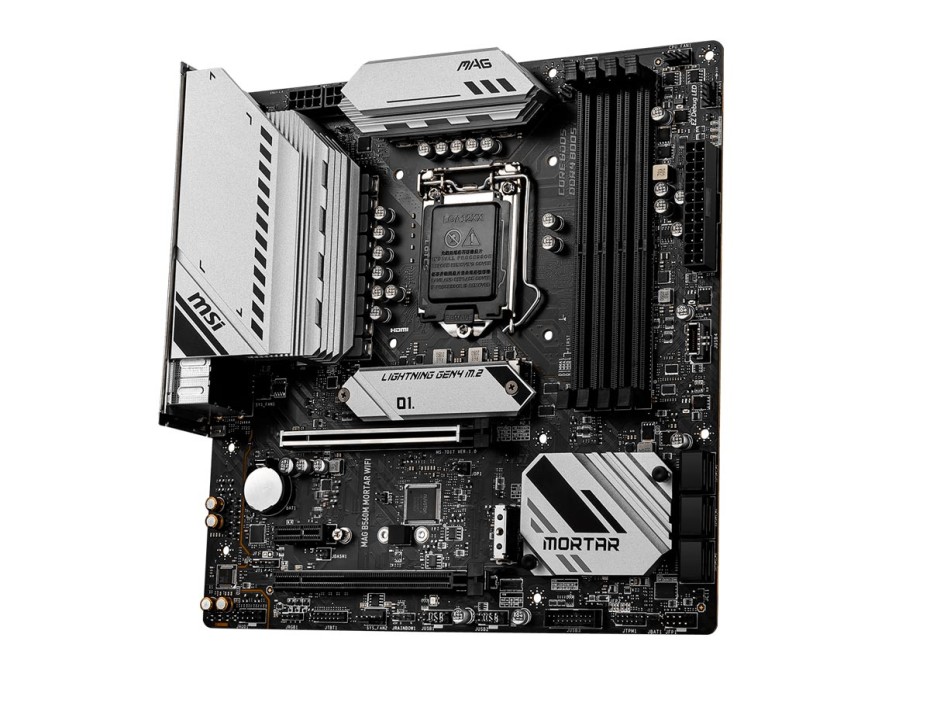PLACA MADRE MSI MAG B560M MORTAR WIFI, PARA PROCESADORES INTEL LGA 1200, 4 RANURAS DE MEMORIA DDR4 HASTA 128 GHZ BUSS 2133 MHZ (MAG B560M MORTAR WIFI)