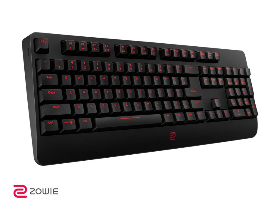 TECLADO ZOWIE GAMER CELERITAS II, CON ILUMINACION RGB LED, SWITCH OPTICO LED - ROJO (9H.N0EAB-A2L)