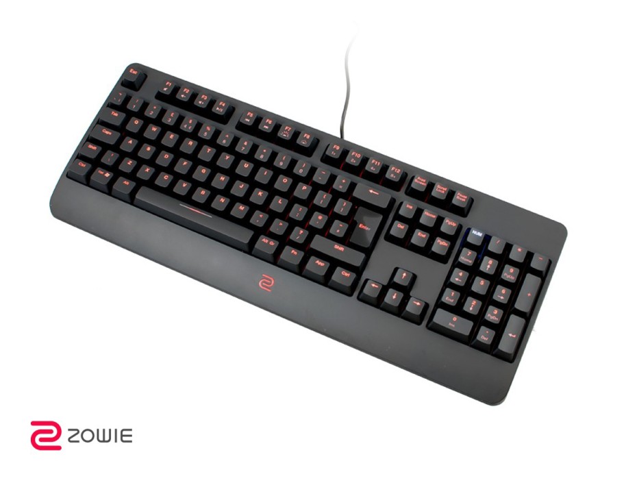 TECLADO ZOWIE GAMER CELERITAS II, CON ILUMINACION RGB LED, SWITCH OPTICO LED - ROJO (9H.N0EAB-A2L)