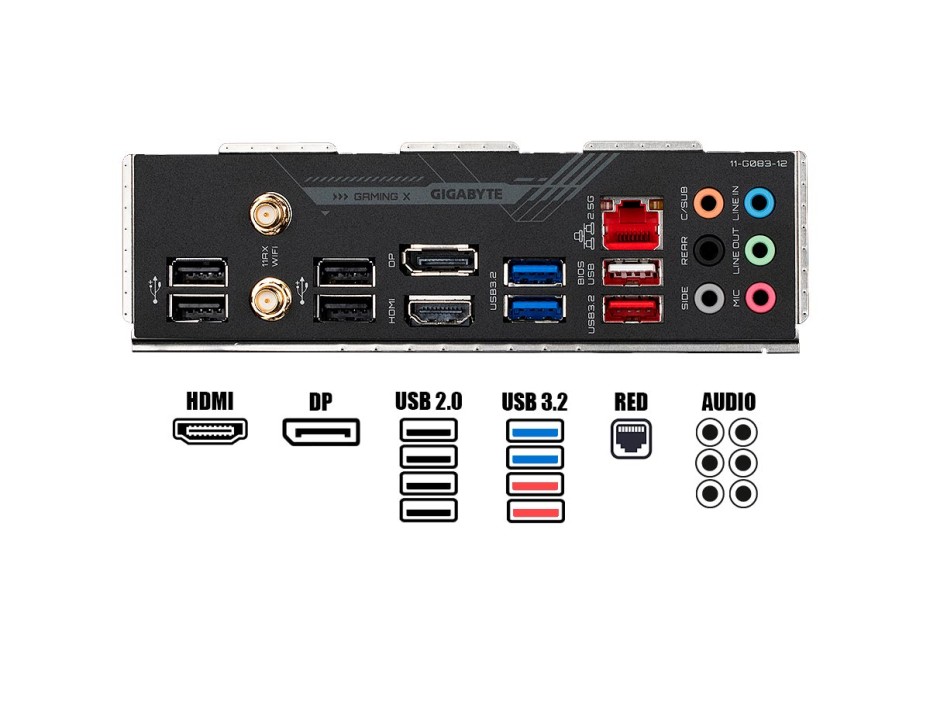 PLACA MADRE GIGABYTE B660 GAMING X AX, PARA PROCESADORES INTEL LGA 1700, 4 RANURAS DE MEMORIA DDR4 HASTA 128GB BUSS 3200 MHZ (B660 GAMING X AX DDR4)