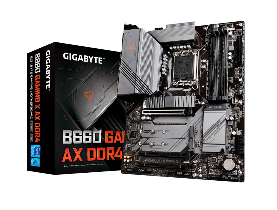 PLACA MADRE GIGABYTE B660 GAMING X AX, PARA PROCESADORES INTEL LGA 1700, 4 RANURAS DE MEMORIA DDR4 HASTA 128GB BUSS 3200 MHZ (B660 GAMING X AX DDR4)
