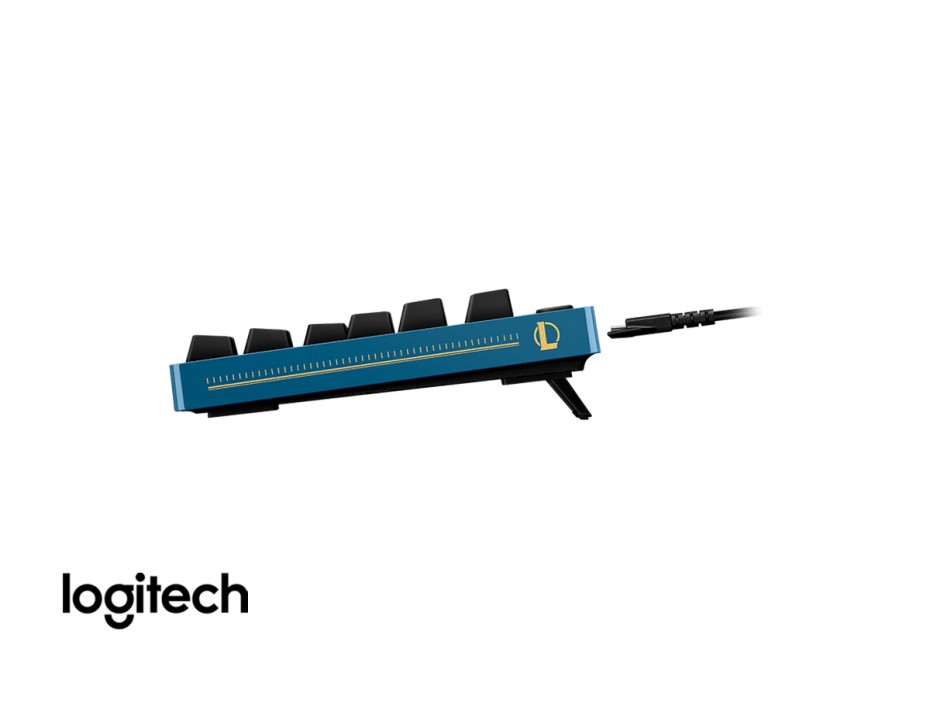 TECLADO LOGITECH MECANICO G PRO RGB EDICION LEAGUE OF LEGENDS, CON ILUMINACION RGB LED, AZUL (920-010533)