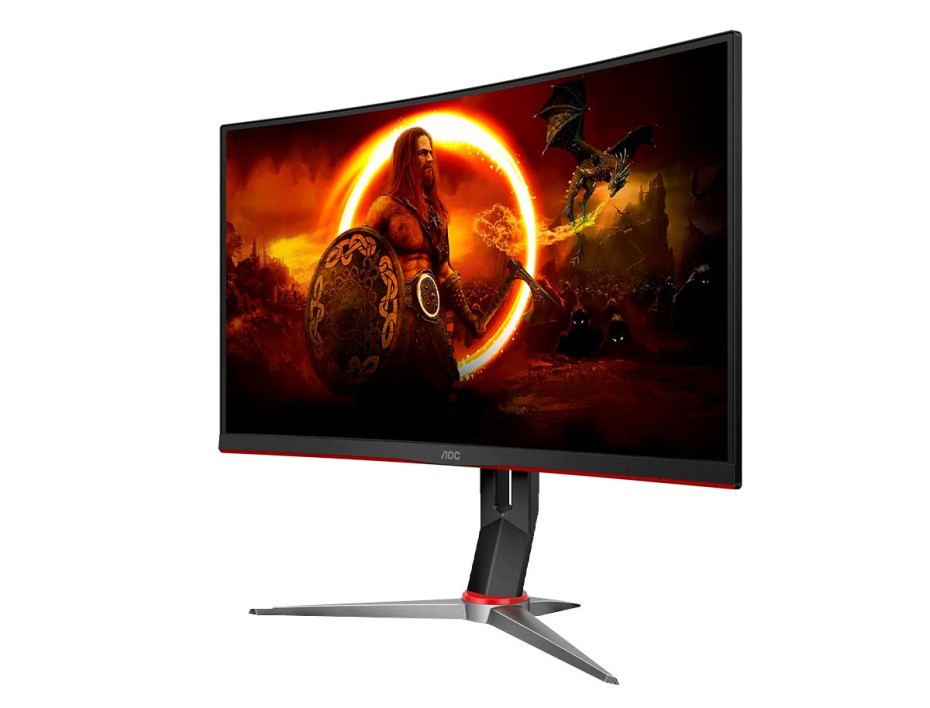 MONITOR AOC 27 PULGADAS, C27G2Z, GAMING CURVO LED, PUERTO VGA HDMI DISPLAYPORT, 0.5MS, 240HZ (685417131983)