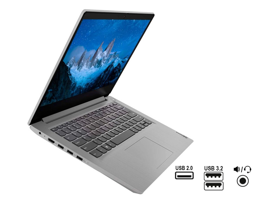 LAPTOP LENOVO CORE I5 10210U IDEAPAD 81WA, PANTALLA 14 PULGADAS FHD, RAM 8GB, DISCO SOLIDO SSD 256GB, FREE (81WA-NBLEN81WA00Q1LM)