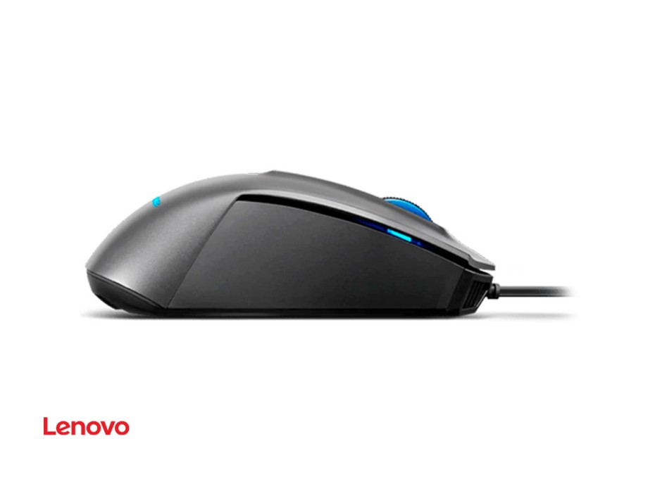 MOUSE LENOVO IDEAPAD GAMING M100, SENSOR HASTA 3200DPI, ILUMINACION RGB, CON 7 BOTONES, CONEXION USB, COLOR NEGRO (GY50Z71902)