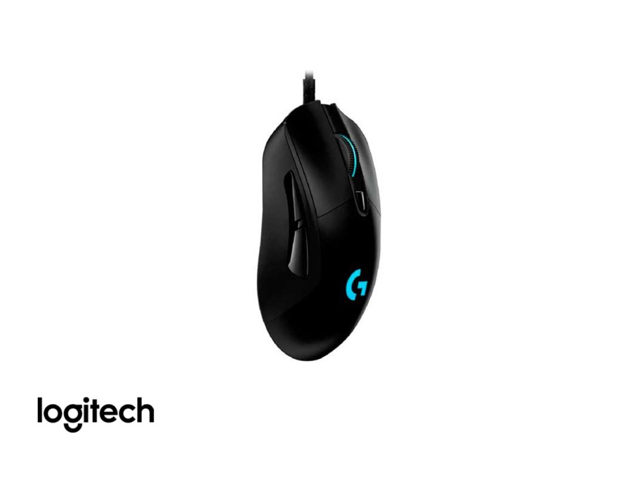 MOUSE LOGITECH G403 HERO GAMING, SENSOR HASTA 16,000 DPI, ILUMINACION RGB, CON 6 BOTONES PROGRAMABLES, CONEXINO USB, COLOR NEGRO (910-005630)