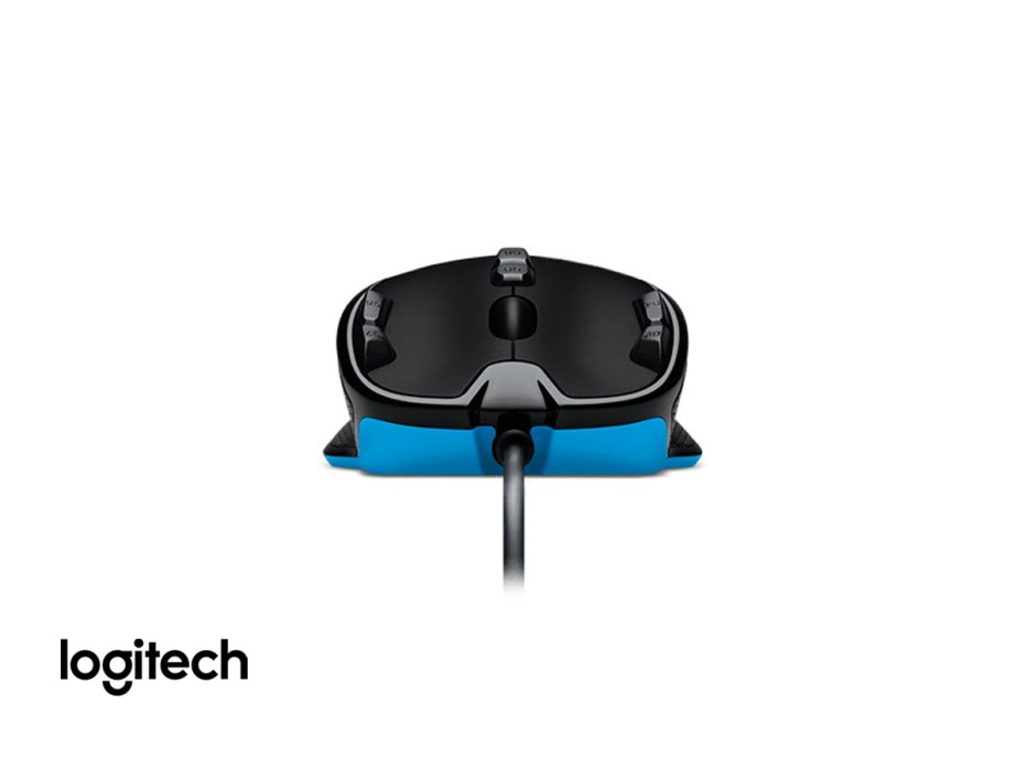 MOUSE LOGITECH G300S GAMING, SENSOR HASTA 2.500 DPI, ILUMINACION RGB, CON 9 BOTONES PROGRAMABLES, CONEXION USB, COLOR NEGRO (910-004344)