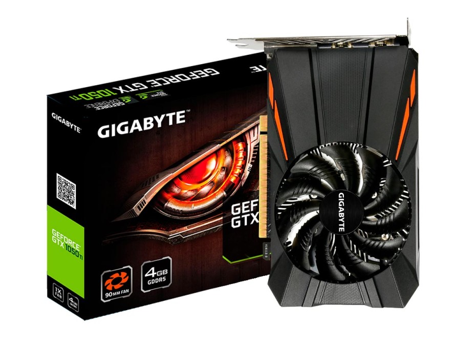 TARJETA DE VIDEO GIGABYTE GTX 1050 TI 4GB DDR5 GEFORCE NVIDIA 128