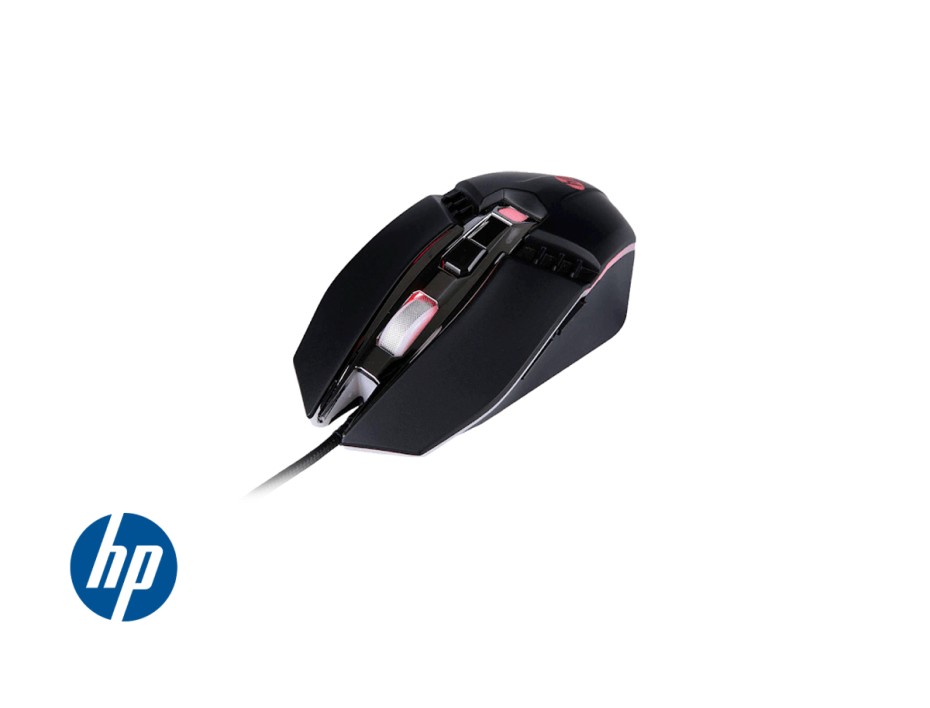 MOUSE HP M270 GAMING, SENSOR HASTA 2400 DPI, ILUMINACION, CON 6 BOTONES, CONEXION USB, COLOR NEGRO (7ZZ86AA#ABM   )