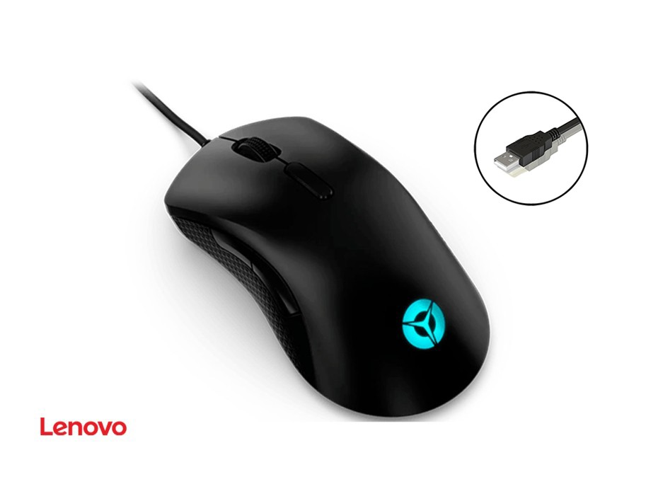 Mouse Lenovo Legion Gaming M300, Sensor Hasta 8.000 Dpi, Iluminacion Rgb, Con 8 Botones Programables, Conexion Usb, Color Negro (gy50x7938