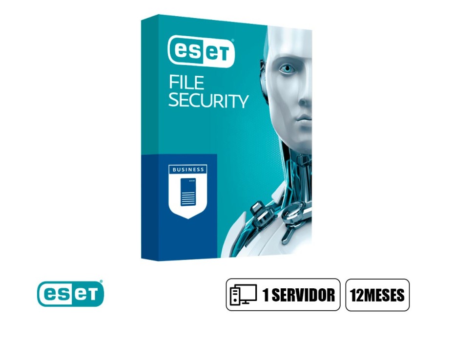 ANTIVIRUS ESET FILE SECURITY ( S1 ) 2023 | 1 SERVIDOR | 12 MESES