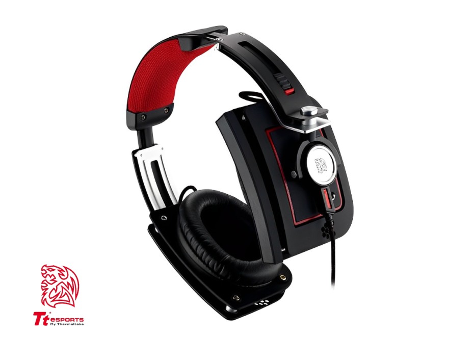 AURICULAR THERMALTAKE LEVEL10 MHT GAMING, CON MICROFONO, CONEXION USB, LUZ LED RGB,CONROL DE VOLUMEN, ALMOHADILLAS SUAVES, COLOR NEGRO (HT-LTM010ECBL)