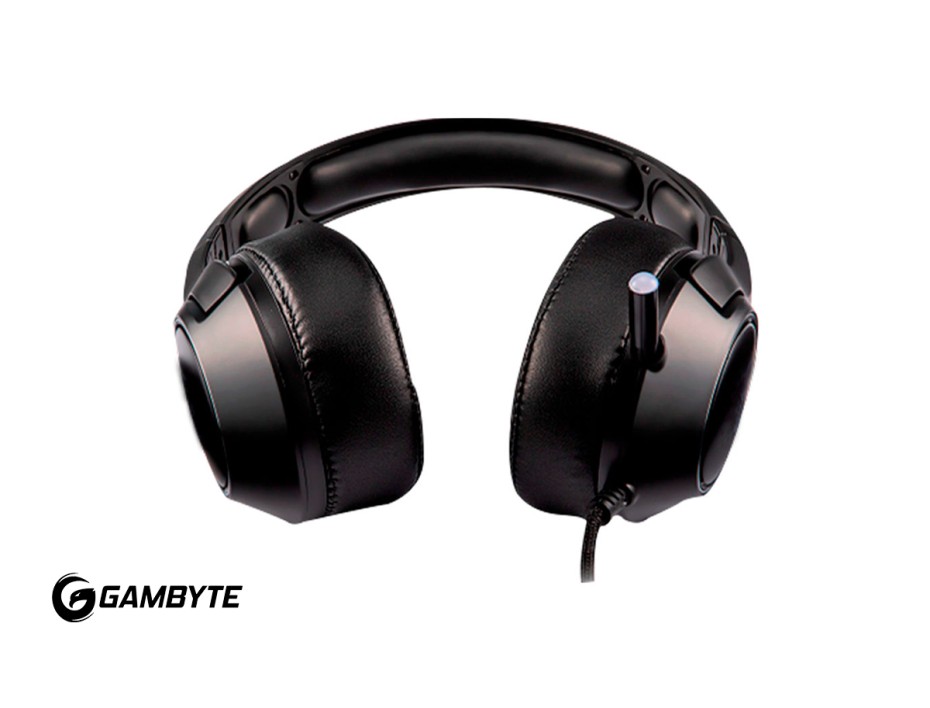 Auricular Gambyte Falco G Gaming 7.1 (gi-falcog) Con Microfono, Interfaz Usb, Led Rgb, Negro