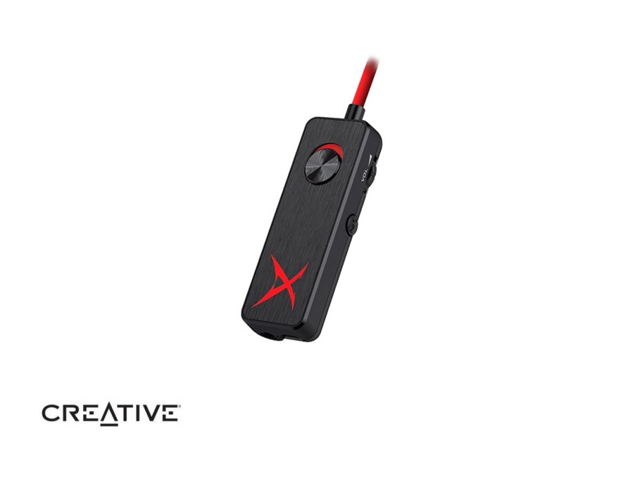 AURICULAR CREATIVE SOUND BLASTER X H7 EDICION TORNEO GAMING 7.1, CON MICROFONO, ENTRADA USB, PARA JUEGOS, ALMOHADILLAS SUAVES, BLACK (70GH033000001)