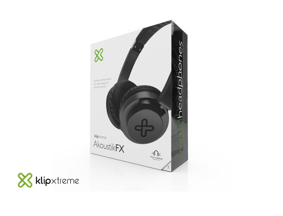 Auricular Klip Xtreme Akoustikfx (khs-851bk) Con Microfono, Negro