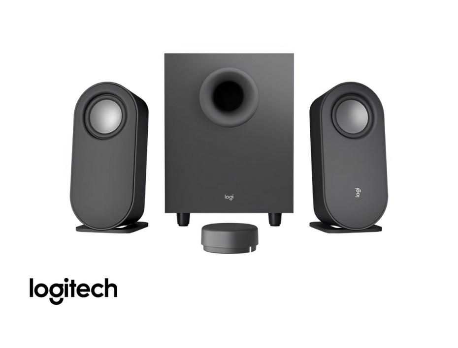 Subwoofer Logitech Z407 80 Watts (980-001347) Interfaz Bt, Micro Usb, Negro