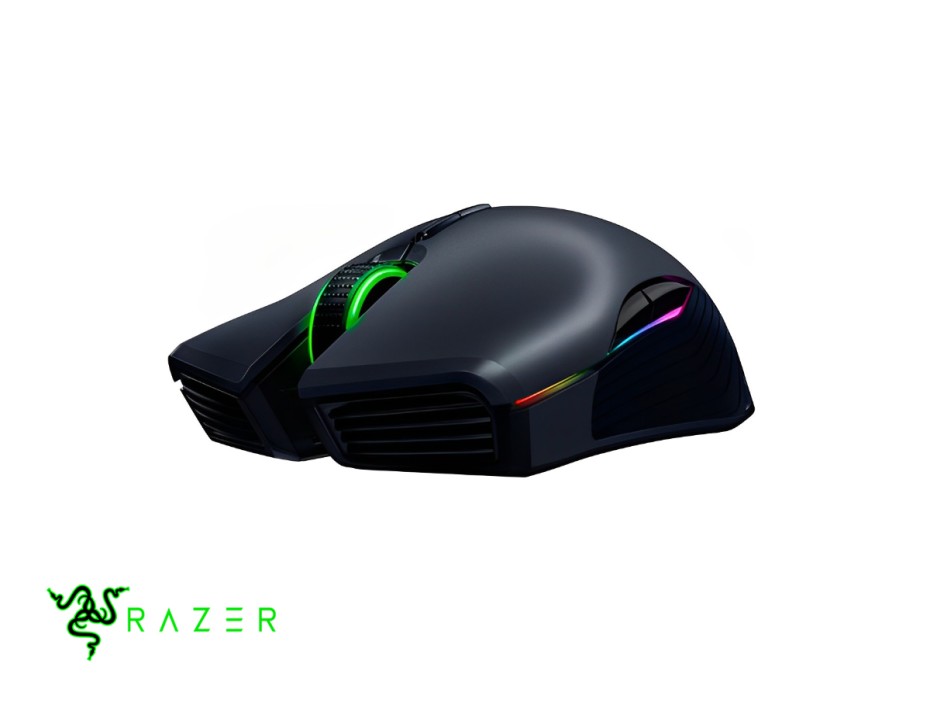 MOUSE INALAMBRICO RAZER LANCEHEAD CHROMA GAMING, HASTA 16000 DPI, CON RECEPTOR USB, DISEÑO ERGONOMICO, 9 BOTONES, NEGRO (RZ01-02120100-R3U1)