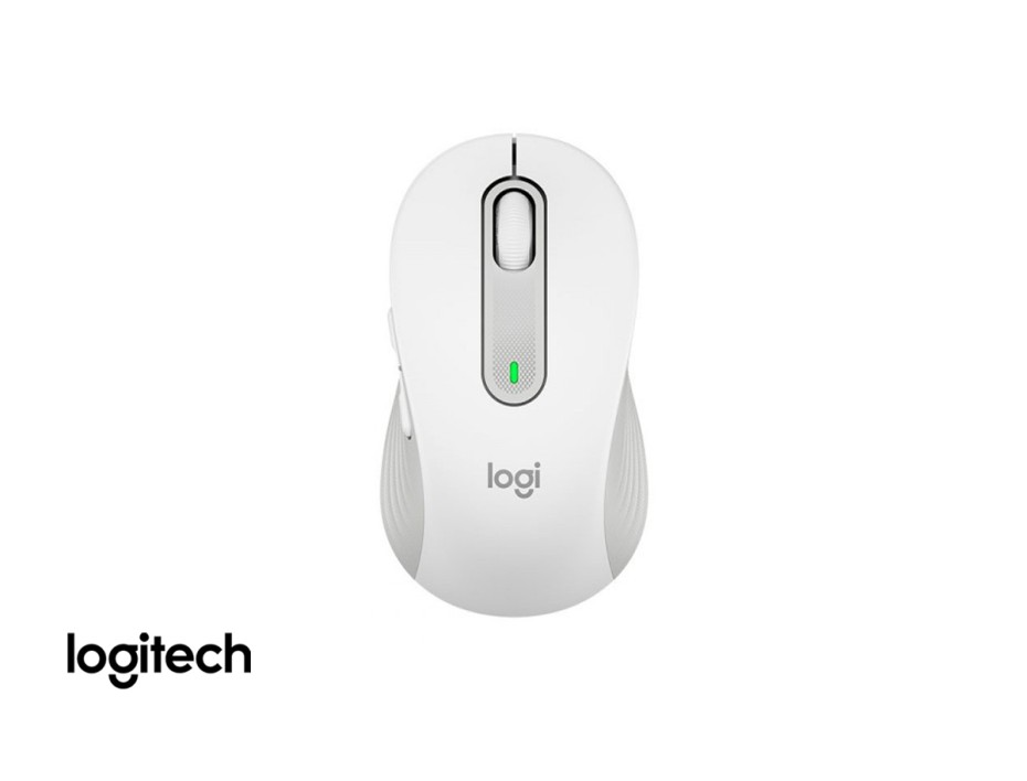 MOUSE INALAMBRICO LOGITECH SIGNATURE M650 SILEN, HASTA 4000 DPI, CON RECEPTOR USB, DISEÑO ERGONOMICO, 5 BOTONES, WHITE (910-006252)