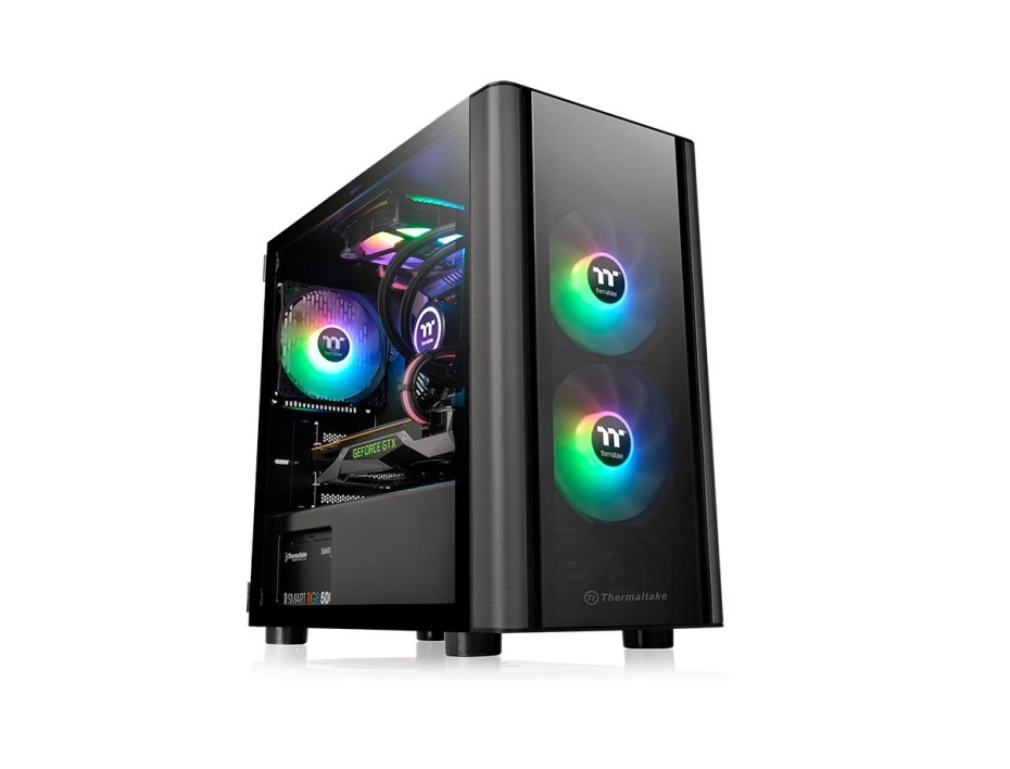CASE THERMALTAKE V150 TEMPERED GLASS MICRO CHASSIS ( CA-1R1-00S1WN-00 ) S/ FUENT