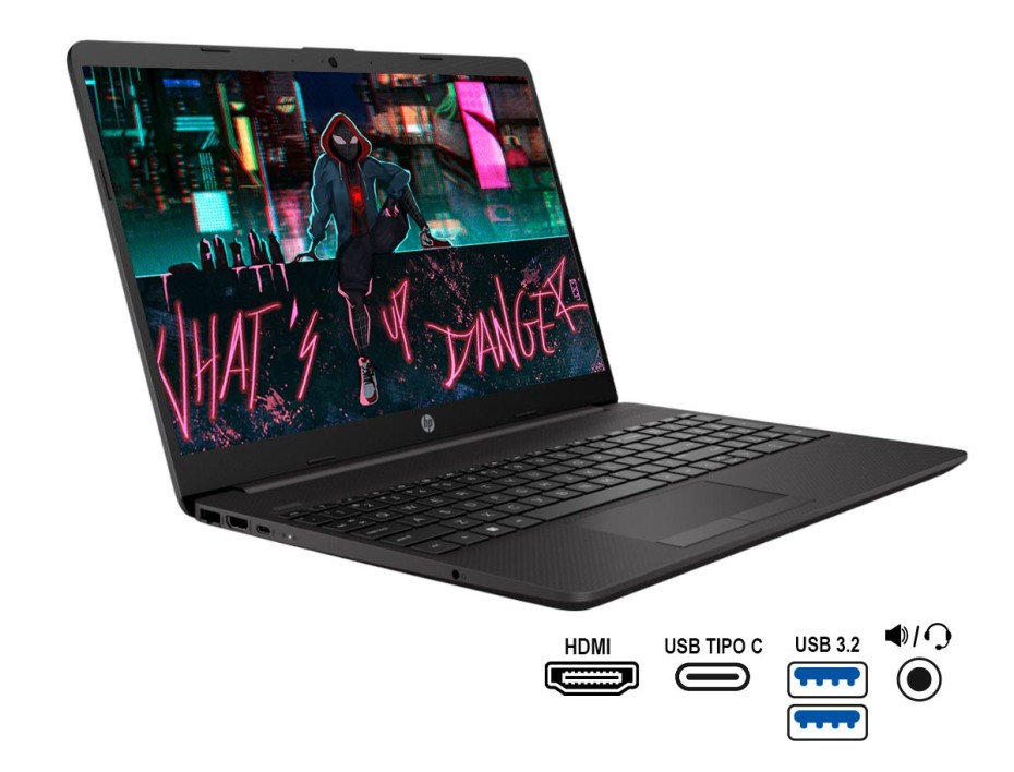 LAPTOP HP CORE I3 1215U 250 G9, 15.6 PULGADAS HD, RAM 8GB, SSD 512GB, WINDOWS FREE, 12GEN. (7C6E5LA)