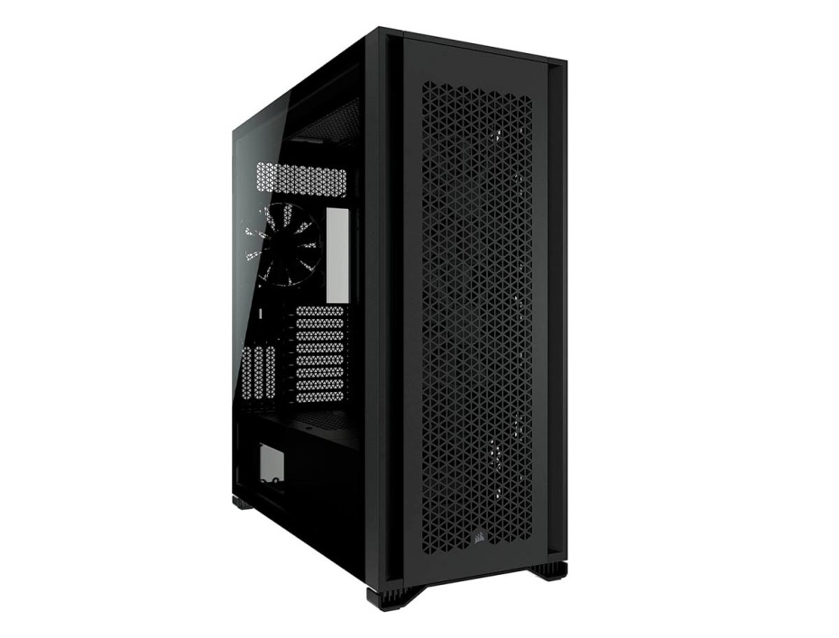 CASE CORSAIR ICUE 7000D AIRFLOW TG RGB S/FUENTE (CC-9011218-WW) PANEL DE VIDRIO | LED RGB | NEGRO