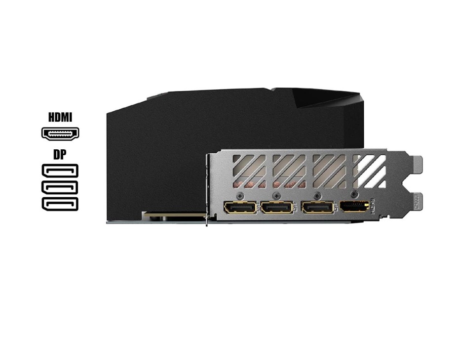 TARJETA DE VIDEO GIGABYTE RTX 4080 16GB MASTER GDDR6X GEFORCE NVIDIA 256 BITS, GRAFICO PARA VIDEOJUEGOS, 3 VENTILADORES (GV-N4080AORUS M-16GD)