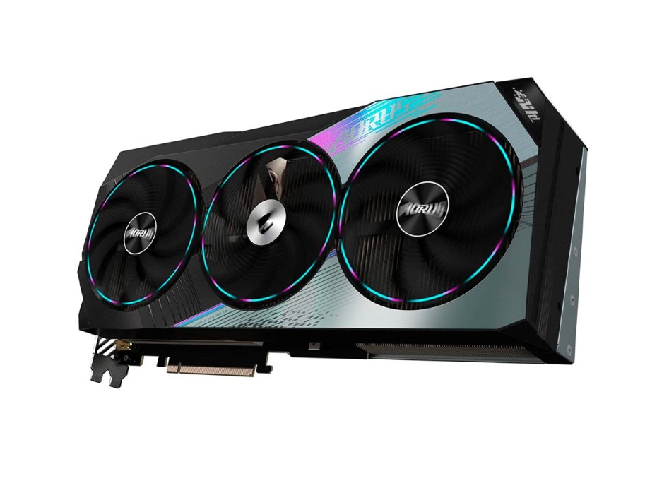 TARJETA DE VIDEO GIGABYTE RTX 4080 16GB MASTER GDDR6X GEFORCE NVIDIA 256 BITS, GRAFICO PARA VIDEOJUEGOS, 3 VENTILADORES (GV-N4080AORUS M-16GD)