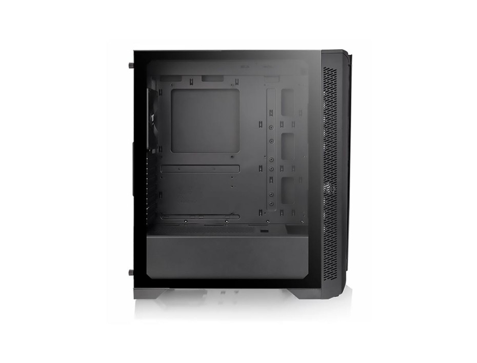 CASE THERMALTAKE H350 TEMPERED GLASS FUENTE 600W, CON PANEL LATERAL DE VIDRIO TEMPLADO, 1 VENTILADOR LED  RGB, 3 PUERTOAS USB, NEGRO (CA-3R9-60M1WU-00