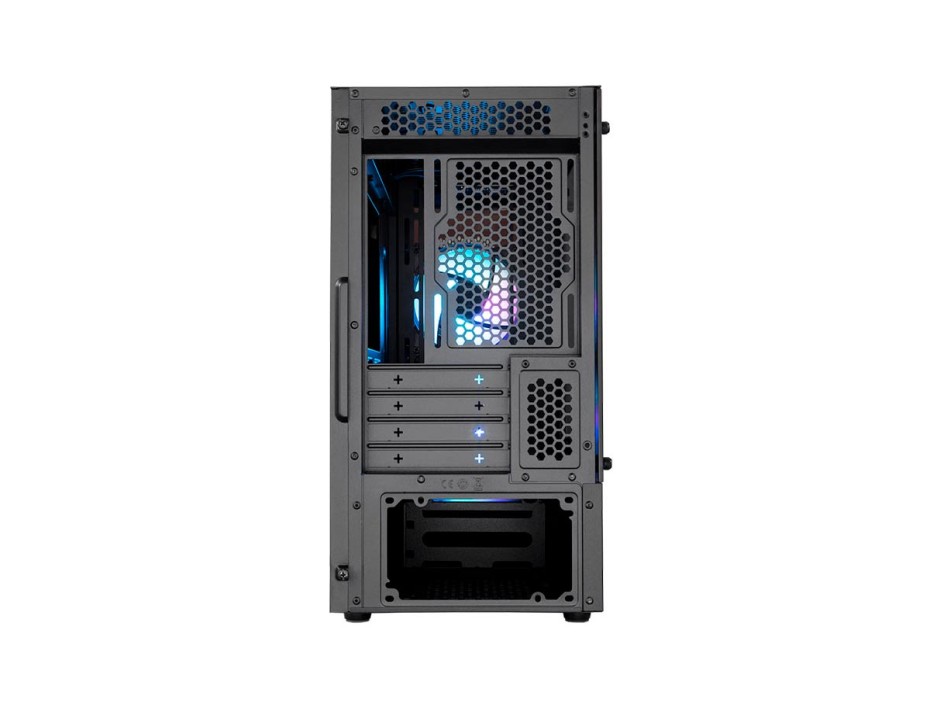 CASE COOLER MASTER MASTERBOX MB320L SIN FUENTE, CON PANEL LATERAL DE VIDRIO TEMPLADO, 2 VENTILADORES FRONTALES LED RGB, 2 PUERTOS USB (MCB-B320L-KGNN-