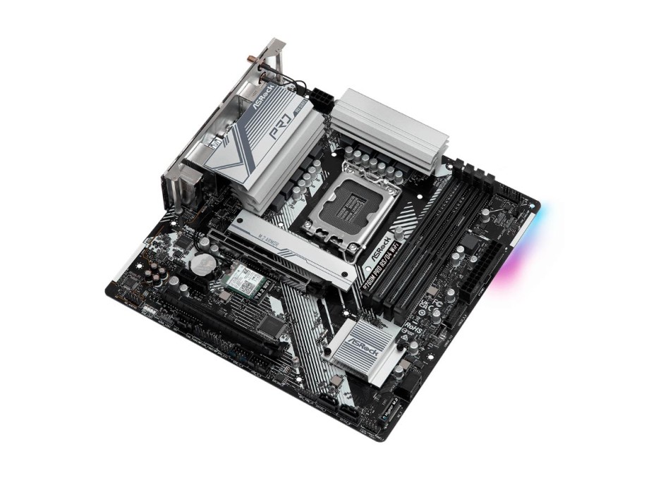 PLACA MADRE ASROCK B760M PRO RS/D4 WIFI - PARA PROCESADORES INTEL LGA 1700, MEMORIA DDR4 (90-MXBKZ0-A0UAYZ)