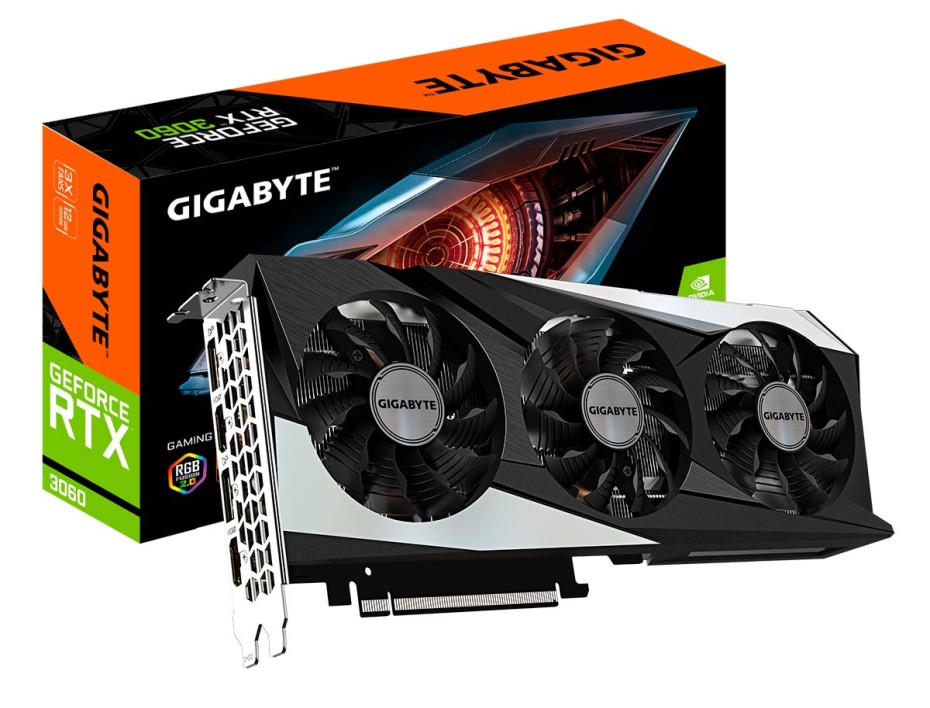 Tarjeta De Video Gigabyte Rtx 3060 Gaming Oc 12gb Gddr6 (gv-n3060gaming Oc-12gd) Geforce Nvidia 192 Bits, 3 Ventiladores