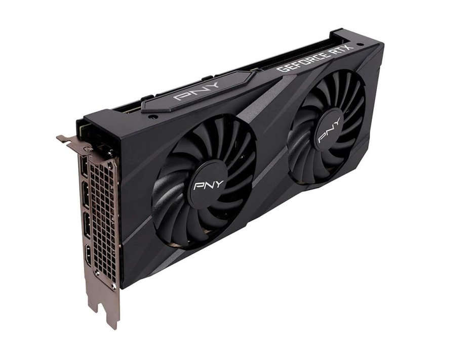 TARJETA DE VIDEO PNY RTX 3060 8GB, VERTO, GDDR6 GEFORCE NVIDIA 128 BITS, GRAFICO PARA VIDEO JUEGOS, 2 FAN (VCG30608DFBPB1)