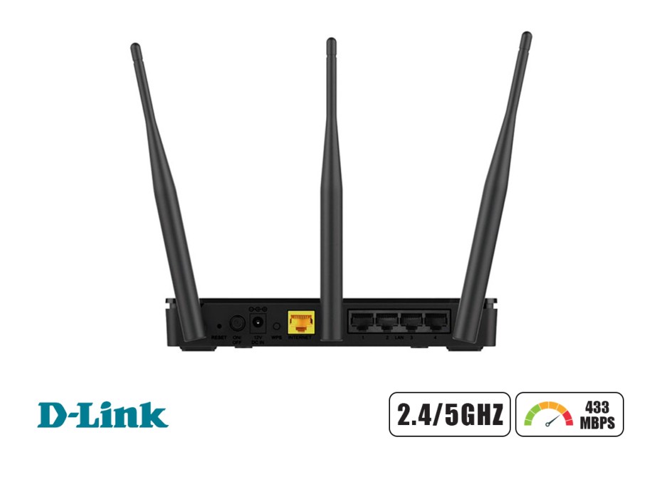 ROUTER INALAMBRICO D-LINK AC750, 750 MBPS, DUAL BAND 2.4 Y 5GHZ (DIR-819)