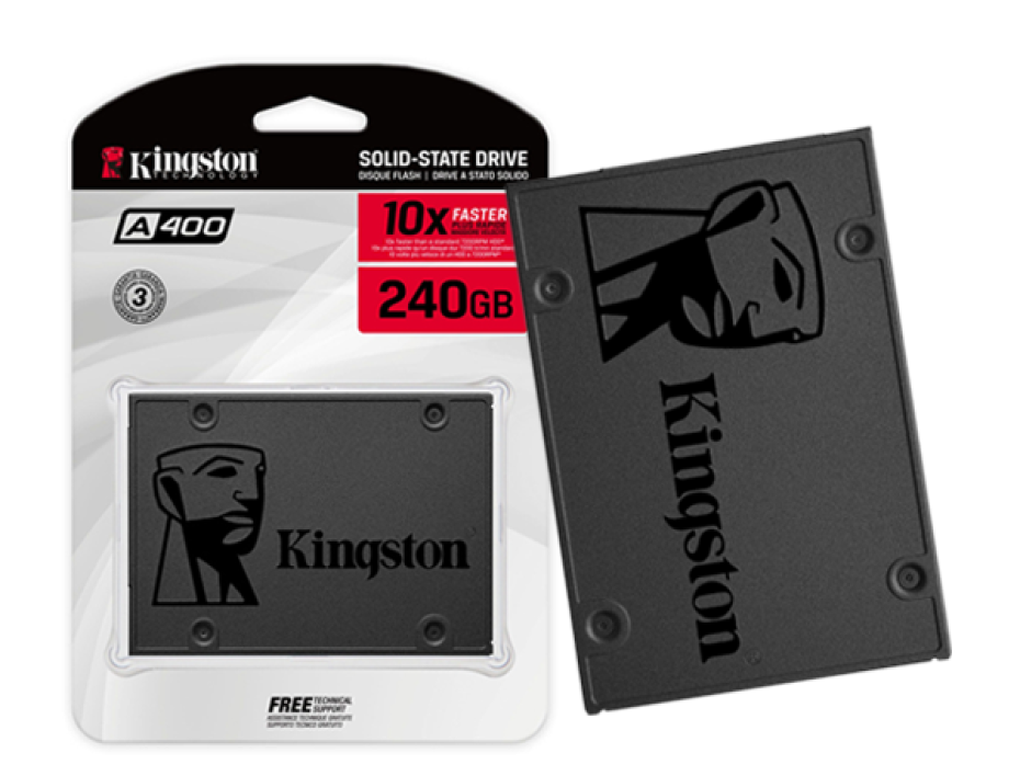 DISCO SOLIDO SSD 2.5 KINGSTON 240GB BLISTER, UNIDAD DE ALMACENAMIENTO, COMPATIBLE CON Y PC DE ESCRITORIO (SA400S37/240G)