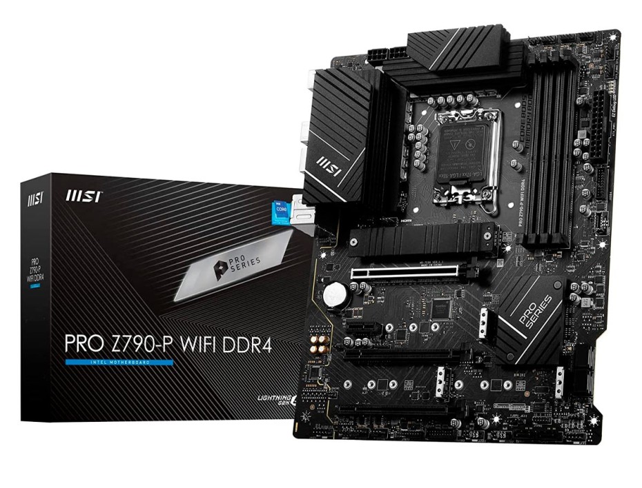 PLACA MADRE MSI PRO Z790-P WIFI, PARA PROCESADORES INTEL LGA 1700, 4 RANURASDE MEMORIA DDR4 HASTA 128GB BUSS 4800 MHZ, 13VA GEN(PRO Z790-P WIFI DDR4)