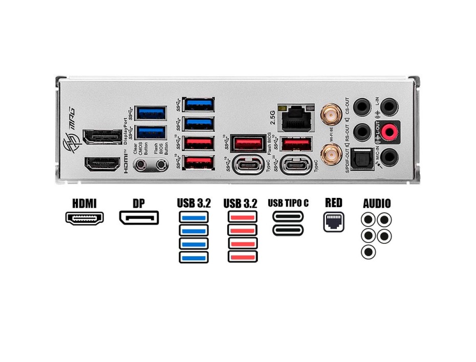 PLACA MADRE MSI MPG Z790 EDGE WIFI  | ATX | DDR4 | LGA 1700 ( MPG Z790 EDGE WIFI DDR4 )