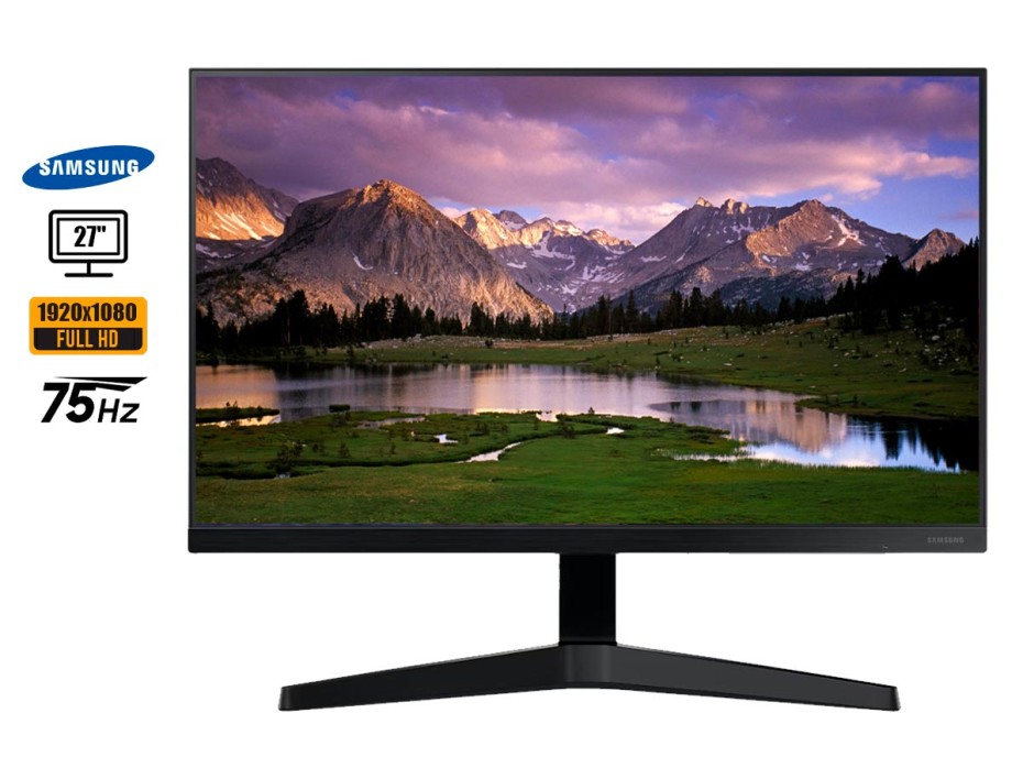MONITOR SAMSUNG 27 PULGADAS, LED IPS, PUERTO VGA HDMI (LF27T350FHLXPE)