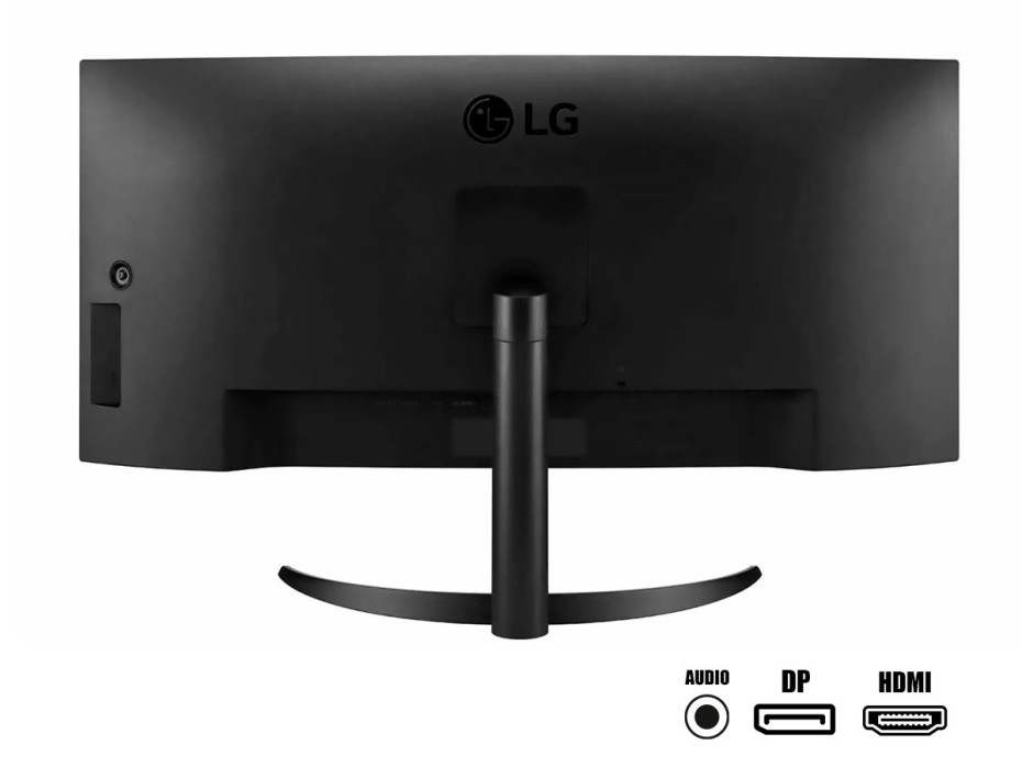MONITOR LG 34 PULGADAS, LED 34WQ60C-B,CURVO IPS ULTRAWIDE QHD, PUERTO HDMI DISPLAYPORT, 5MS (34WQ60C-B)