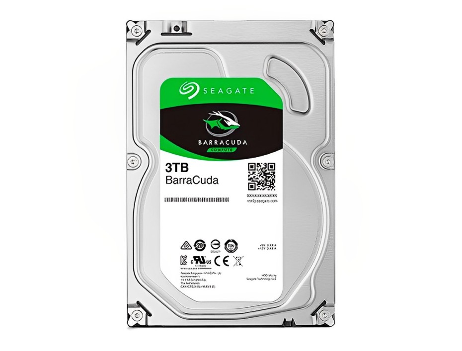 DISCO DURO SEAGATE 3TB VERDE, CACHE DE 256MB, VELOCIDAD DE ROTACION 5400 RPM, FORMATO DE 3.5", SATA 3, PARA PC DE ESCRITORIO (ST3000DM007)