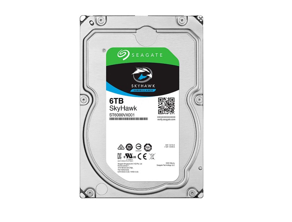 DISCO DURO SEAGATE 6TB SKYHAWK VIGILANCIA, CACHE 245MB, VELOCIDAD DE ROTACION 5400 RPM, FORMATO DE 3.5", SATA 6 (ST6000VX001)
